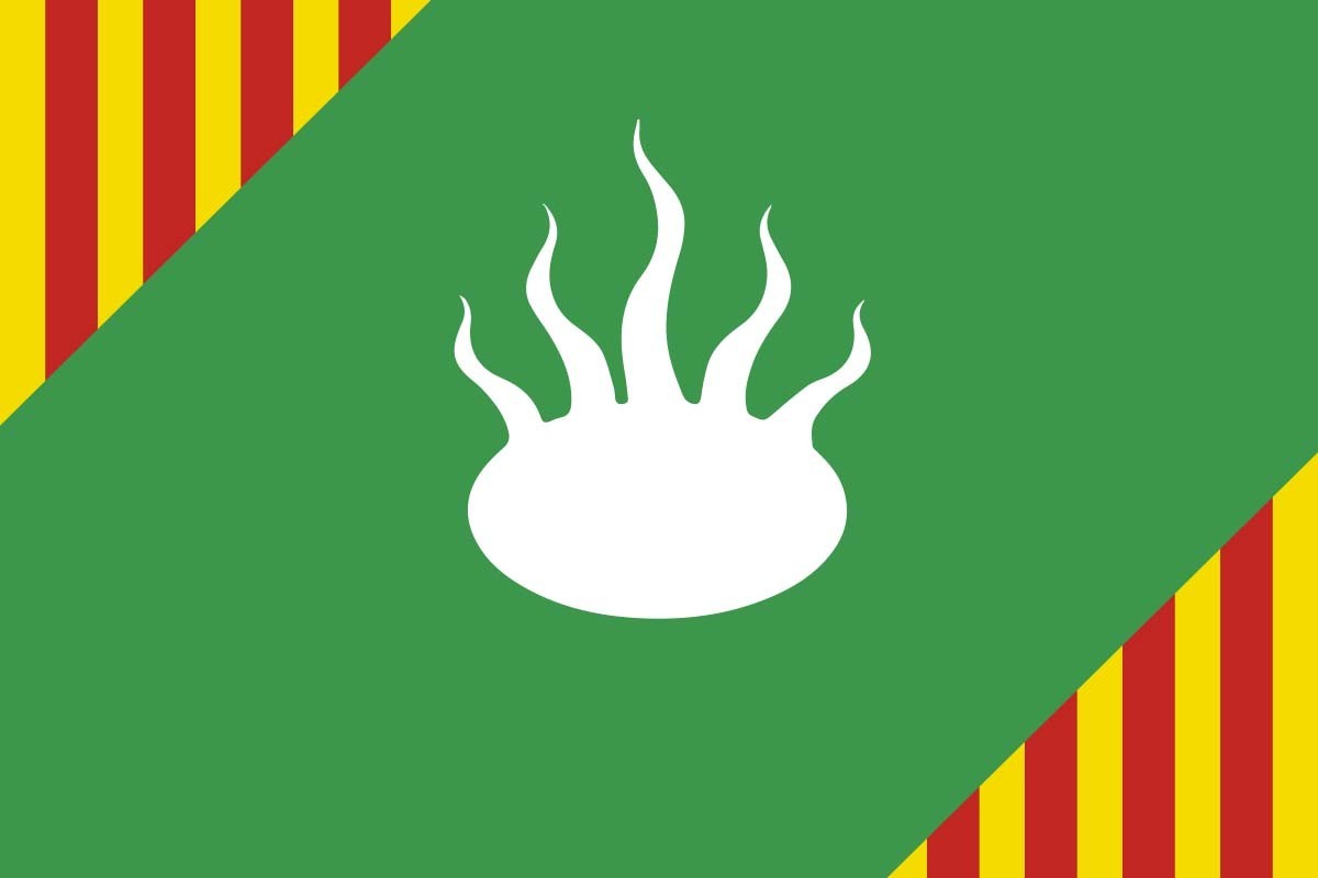 Bandera de mesa de Sant Fost de Campsentelles | BPH