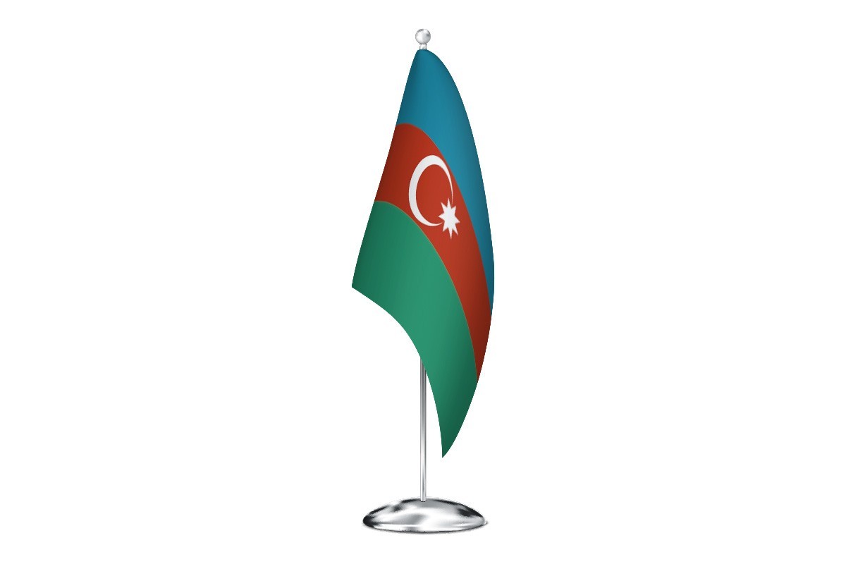 Bandera de despacho de Azerbaiyan de alta calidad