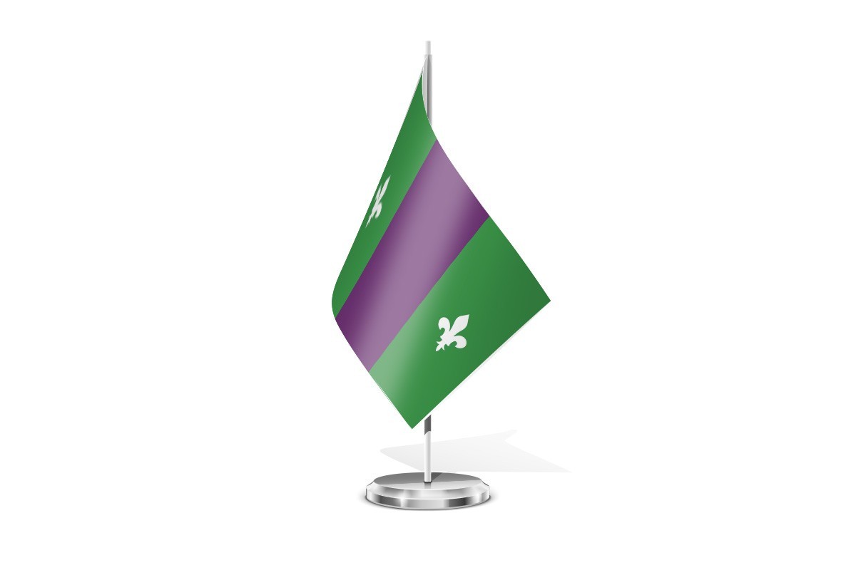 Bandera de mesa de Sant Julià de Cerdanyola | BPH Bandera de mesa de Sant Julià de Cerdanyola | BPH