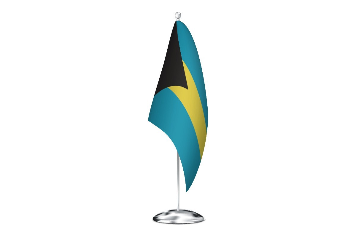 Bandera de despacho de Bahamas de alta calidad