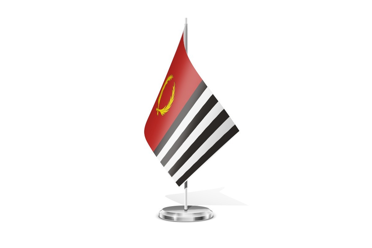 Bandera de mesa de Sant Quirze de Besora | BPH Bandera de mesa de Sant Quirze de Besora | BPH