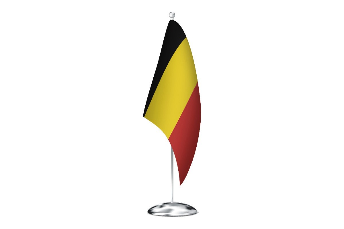 Bandera de despacho de Belgica de alta calidad