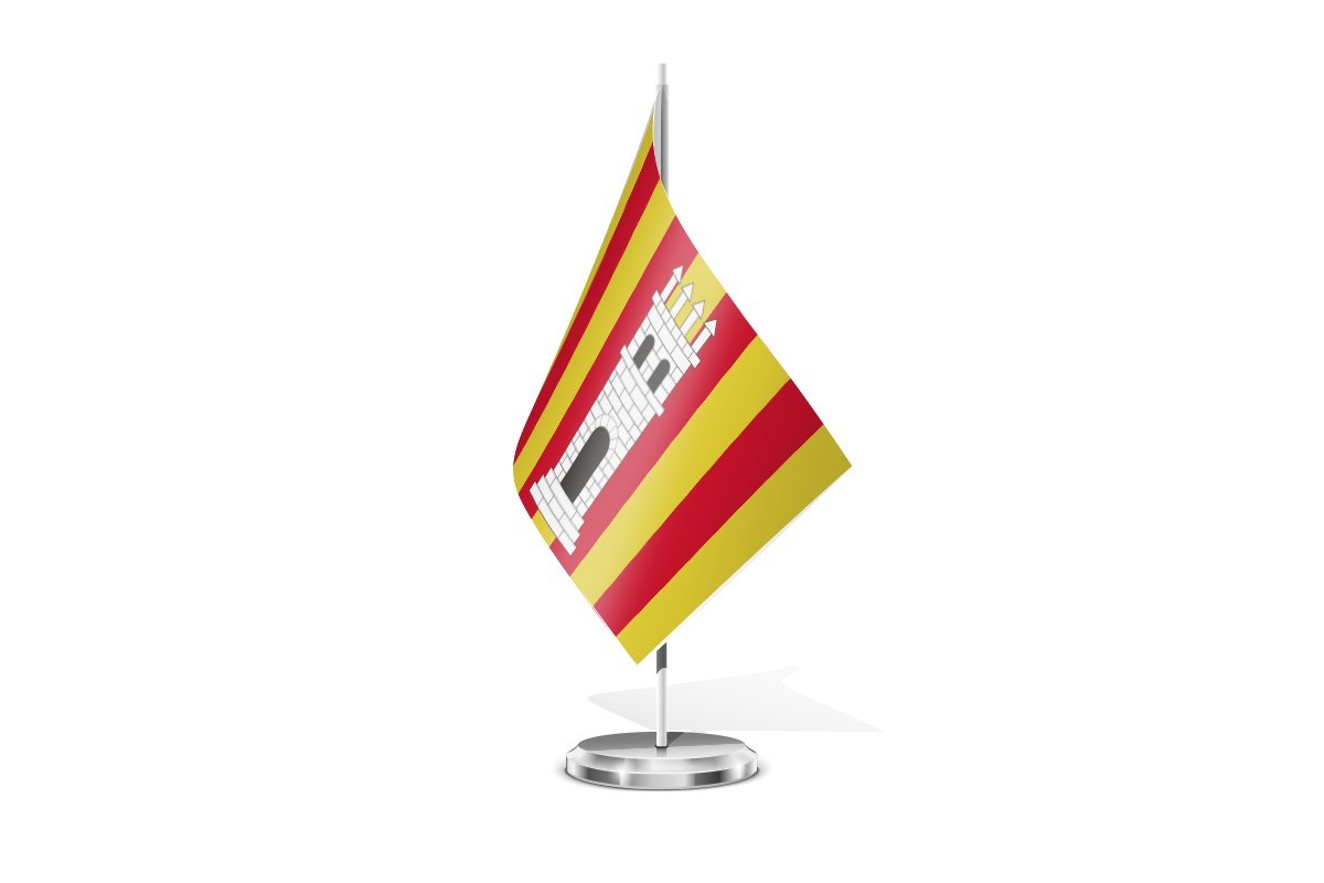 Bandera de mesa de Torroella de Montgrí | BPH