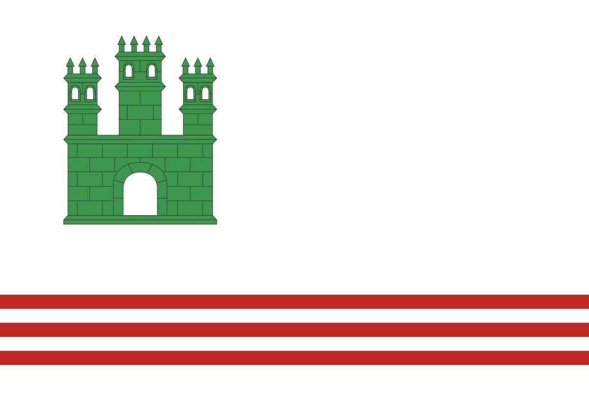 Bandera de Sant Vicenç de Castellet de alta calidad para