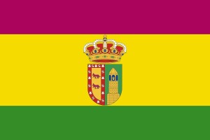 Bandera de Huécija de alta calidad para exterior | BPH 123