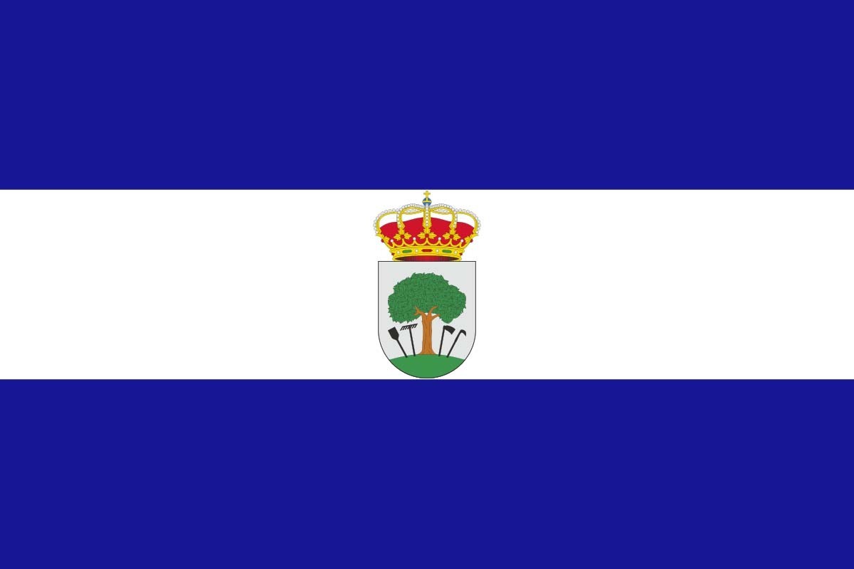 Bandera de Huévar del Aljarafe de alta calidad para exterior |