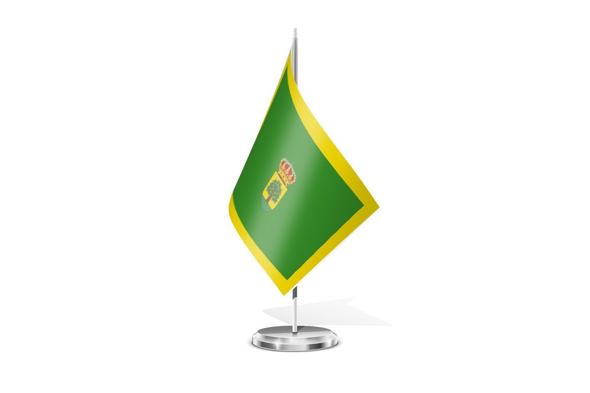 Bandera de mesa de Castaño del Robledo | BPH Bandera de mesa de Castaño del Robledo | BPH