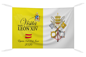 Balconera de la visita del Papa León XIV a España 123