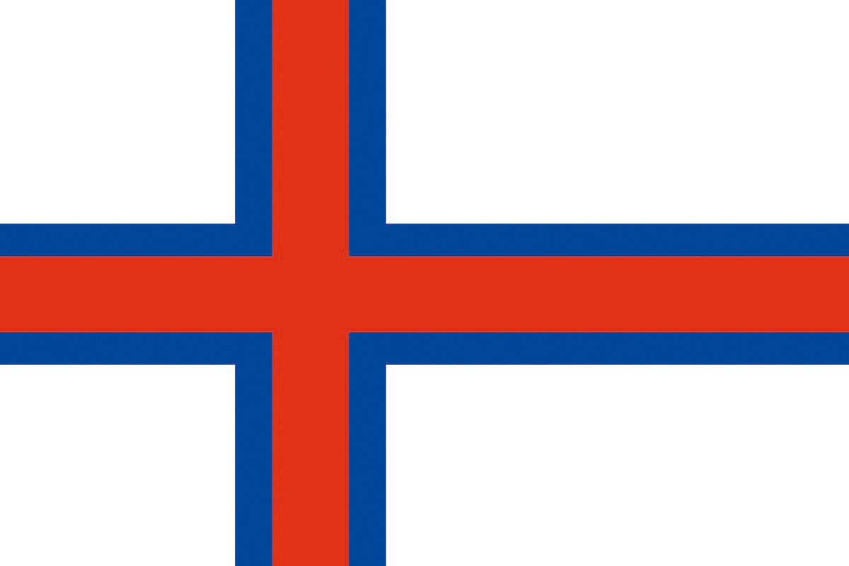 Bandera de Islas Feroe con escudo de alta calidad para exterior Bandera de Islas Feroe con escudo de alta calidad para exterior