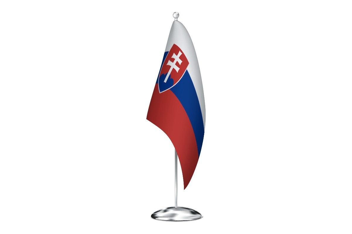 Bandera de despacho de Eslovaquia de alta calidad