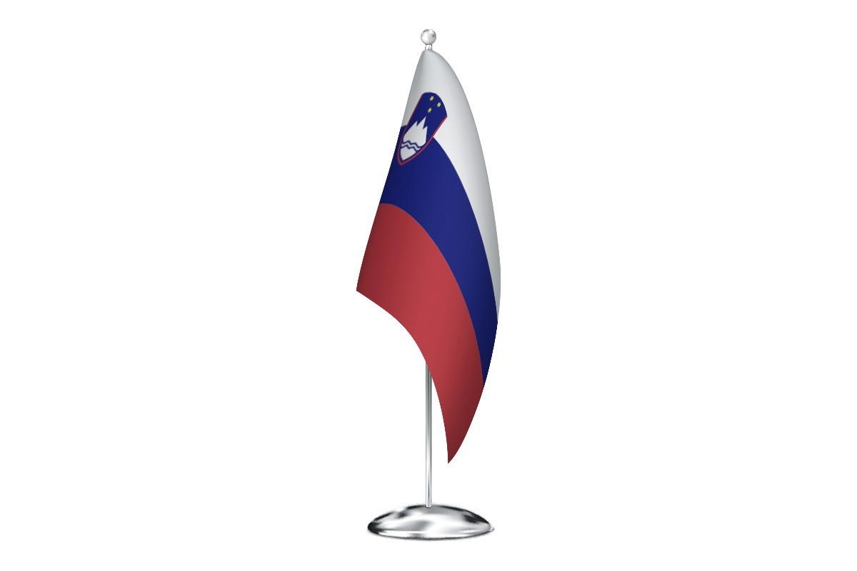 Bandera de despacho de Eslovenia de alta calidad