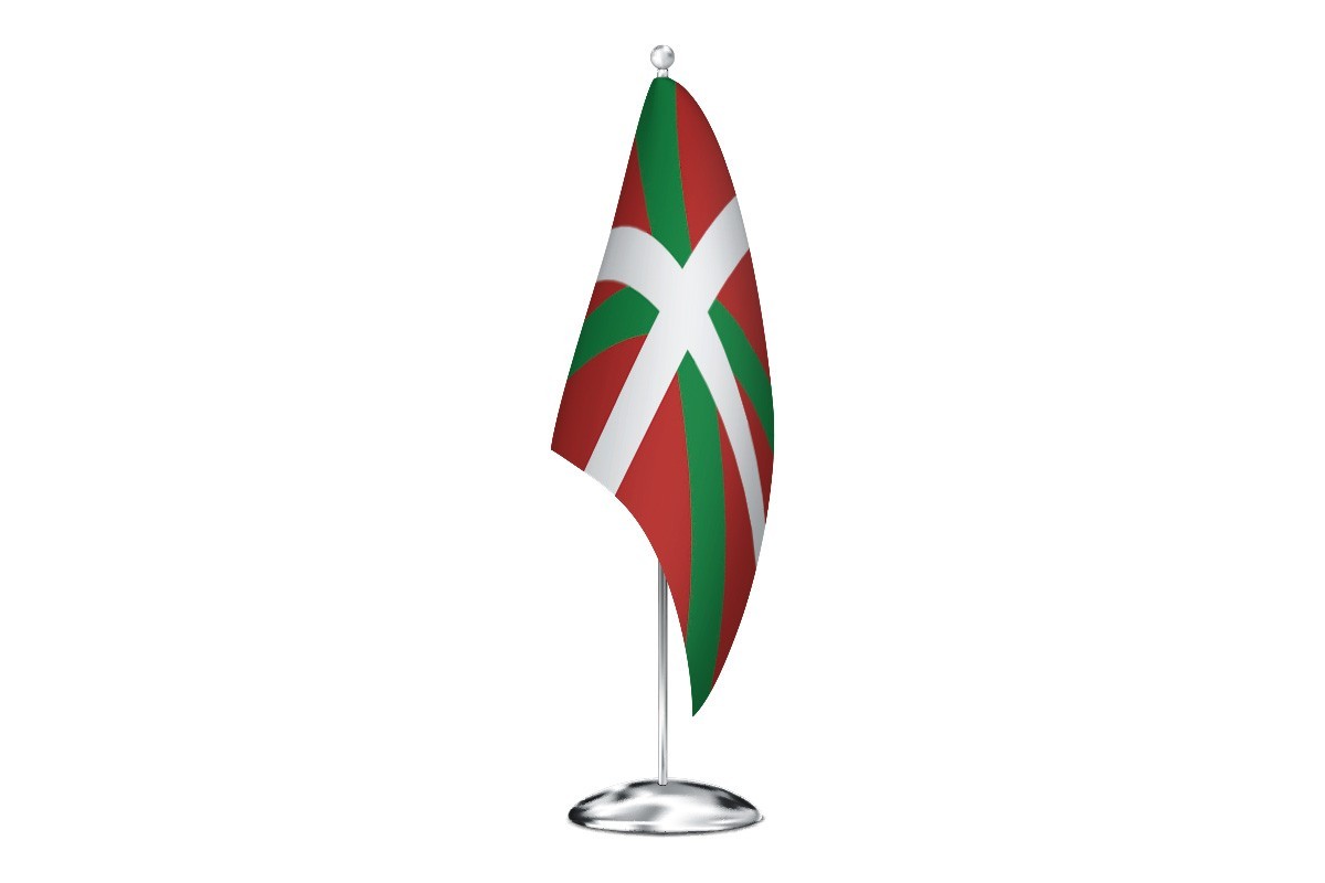 Bandera de despacho de Euskadi - Pais Vasco de alta calidad