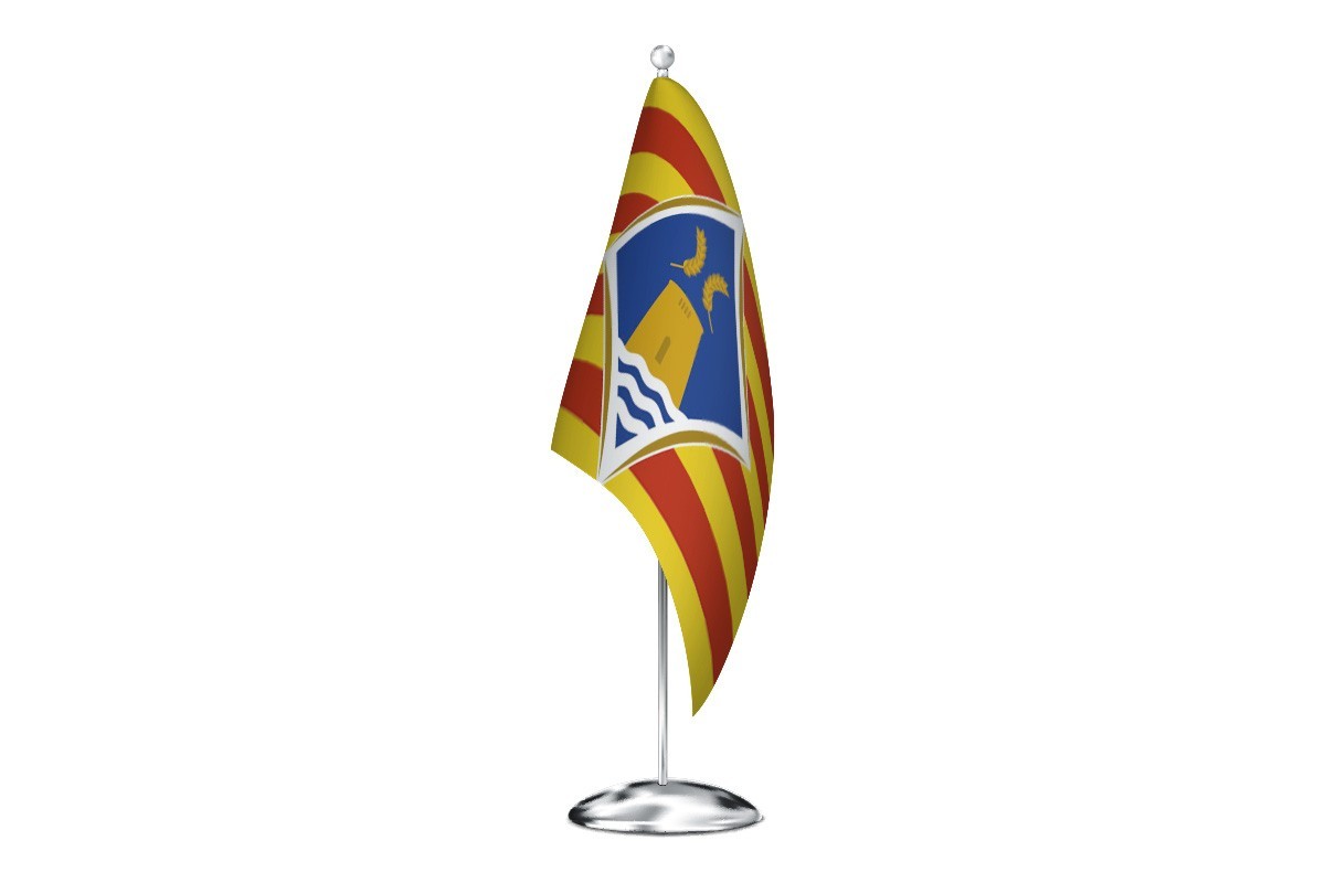 Bandera de despacho de Formentera de alta calidad