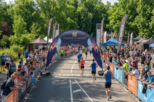 Arco publicitario textil 300x400 cm personalizado para eventos 123