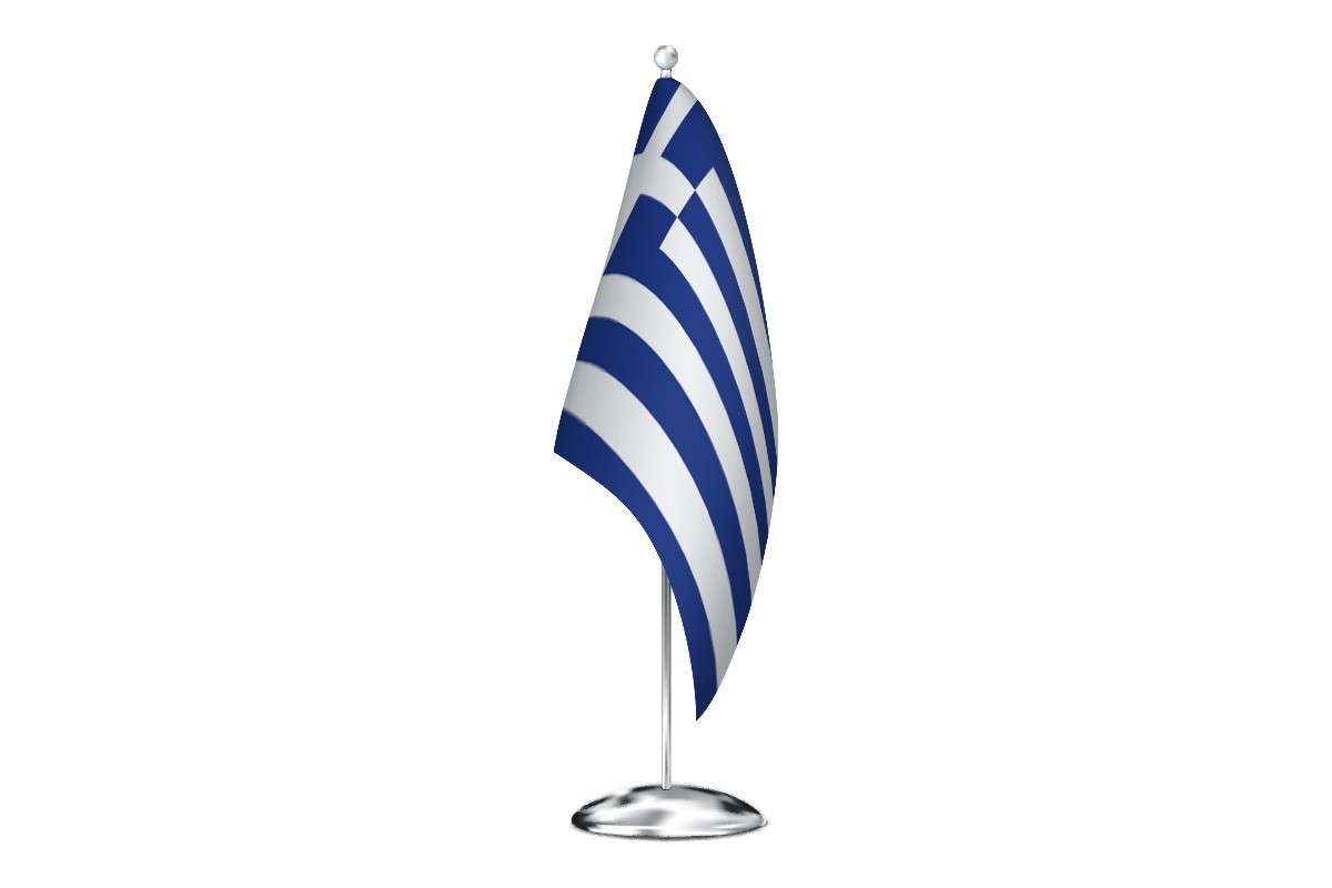 Bandera de despacho de Grecia de alta calidad