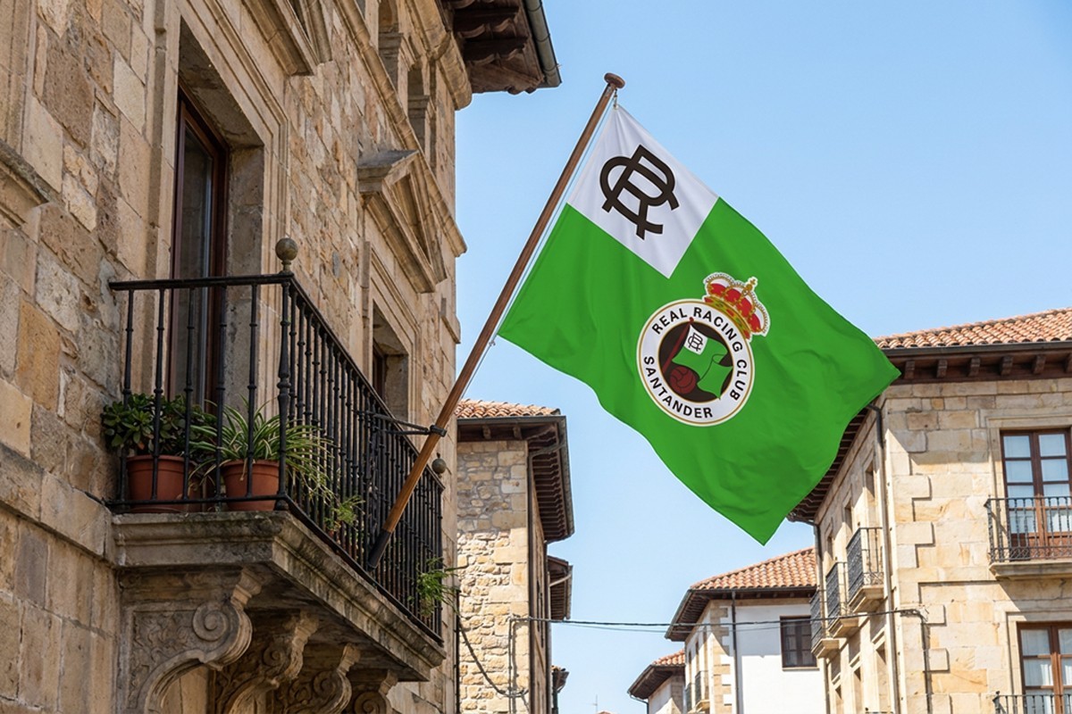 Bandera oficial Real Racing Club de alta calidad Bandera oficial Real Racing Club de alta calidad