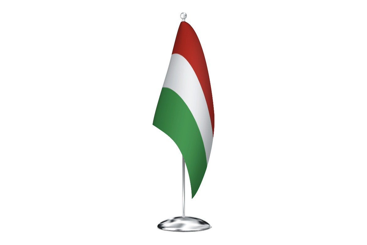 Bandera de despacho de Hungria de alta calidad
