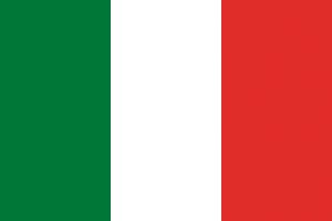 Bandera de Italia de alta calidad para exterior 123