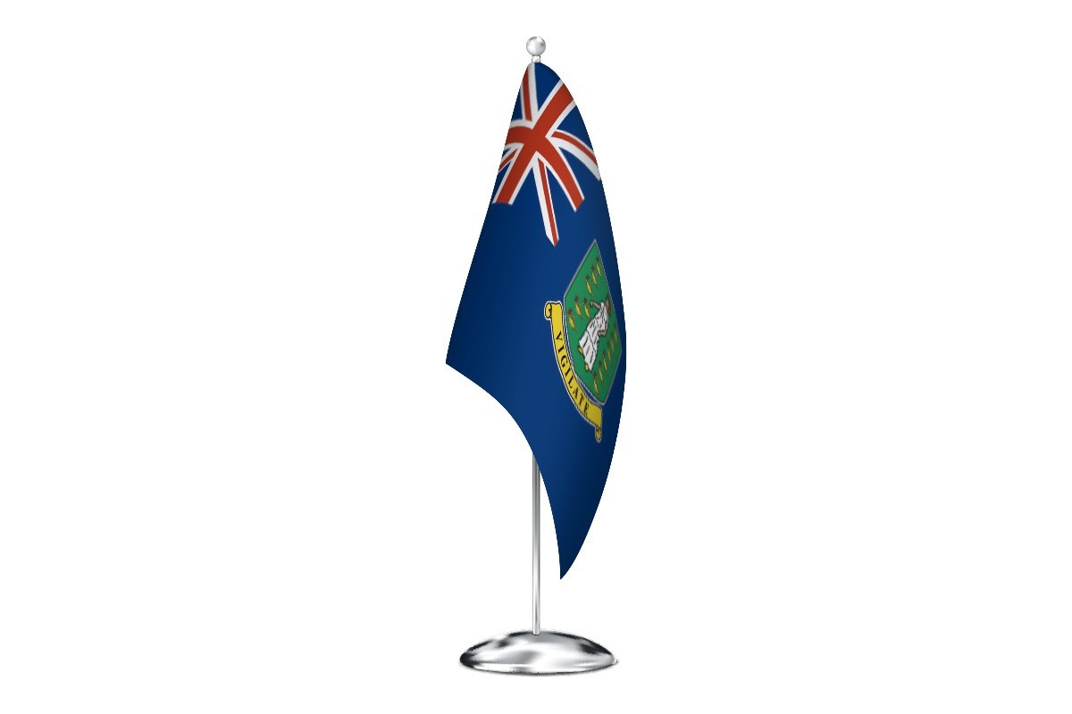 Bandera de despacho de Islas Vírgenes Británicas de alta calidad