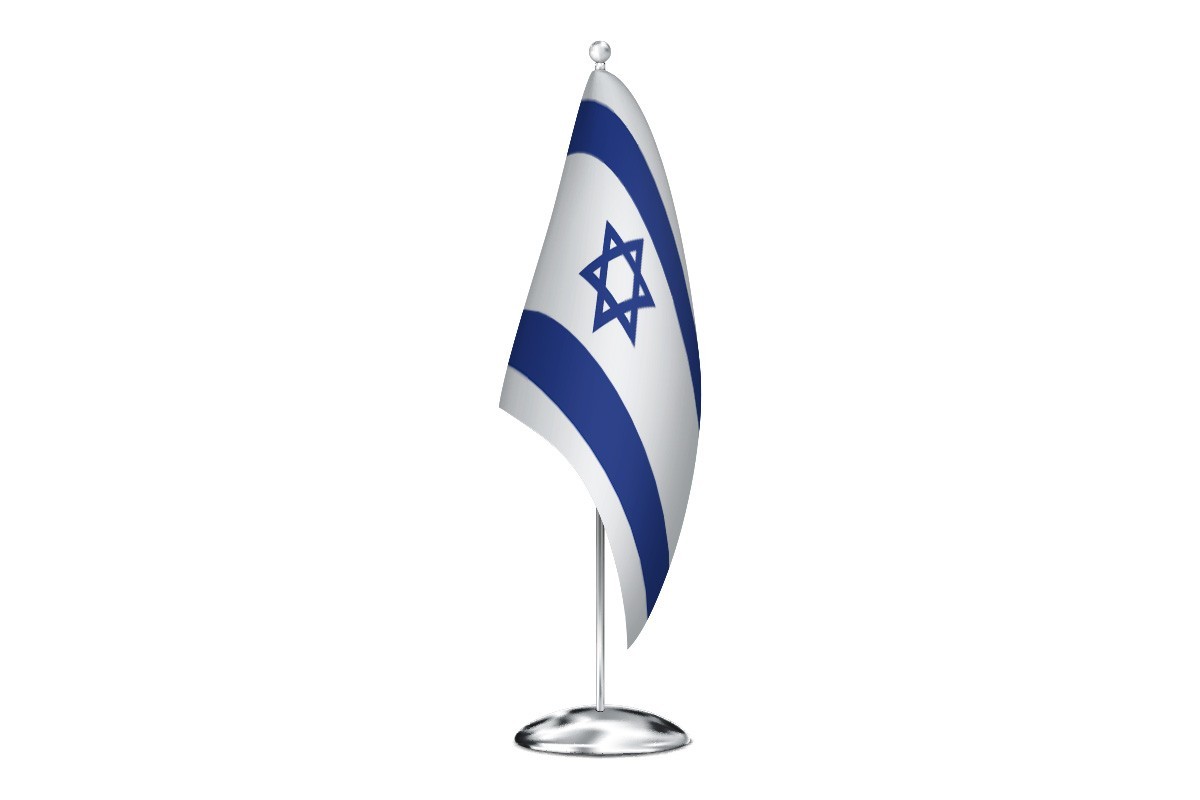 Bandera de despacho de Israel de alta calidad