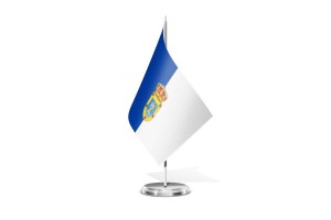 Bandera de mesa de La Palma isla 123