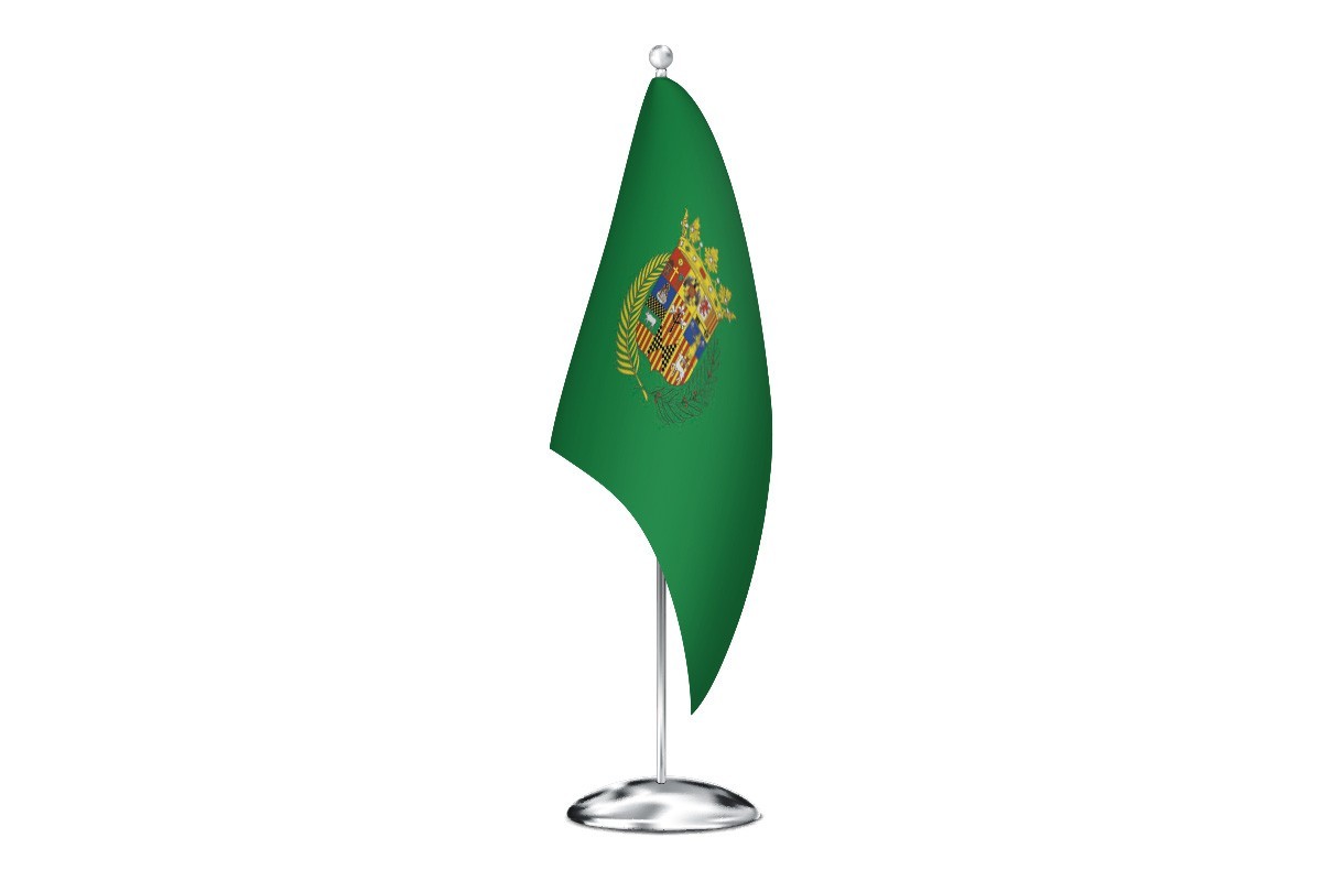 Bandera de despacho de Lérida de alta calidad