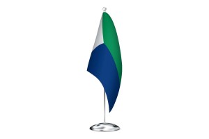 Bandera de despacho de El Hierro sin escudo de alta calidad 123