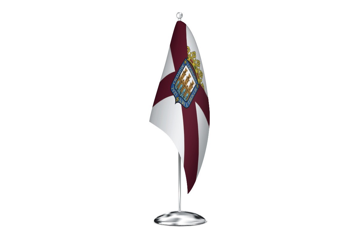 Bandera de despacho de Logroño de alta calidad