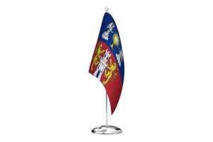 Bandera de despacho de Lugo provincia de alta calidad 123