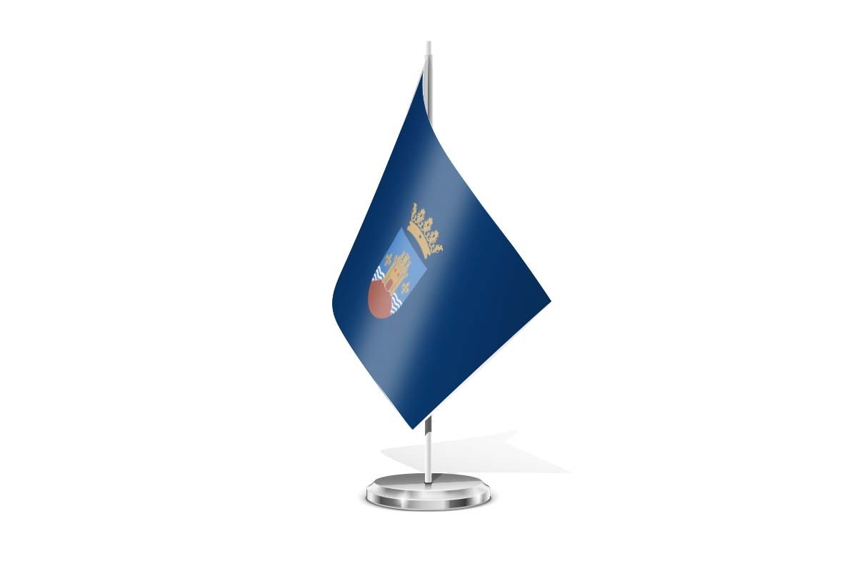 Bandera de mesa de Peñíscola