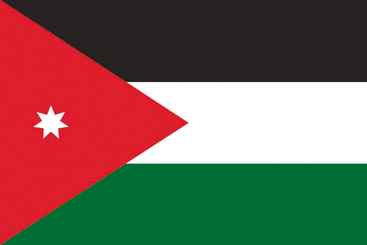 Bandera de Jordania de alta calidad para exterior Bandera de Jordania de alta calidad para exterior