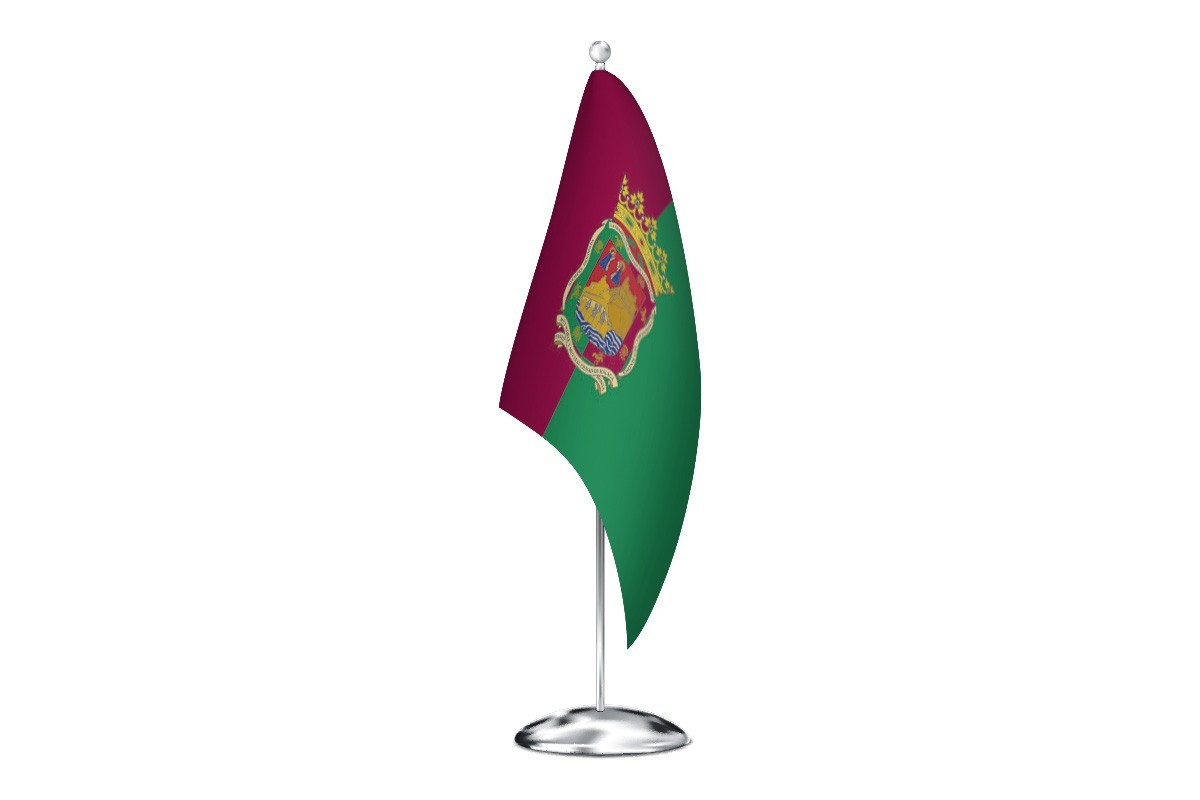 Bandera de despacho de Málaga de alta calidad