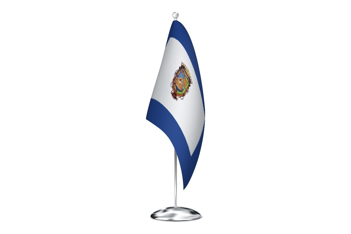 Bandera de despacho de Málaga provinci de alta calidad
