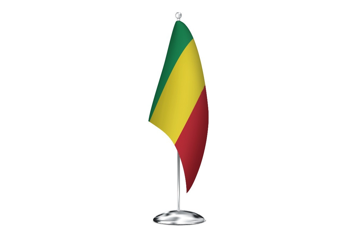 Bandera de despacho de Mali sin escudo de alta calidad