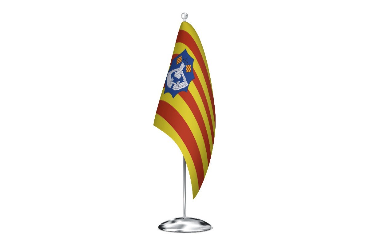 Bandera de despacho de Menorca de alta calidad