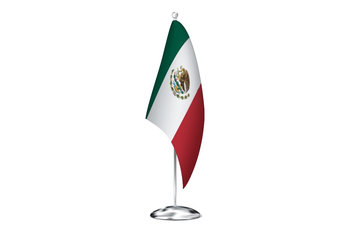 Bandera de despacho de Mexico de alta calidad