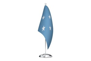 Bandera de despacho de Micronesia de alta calidad 123