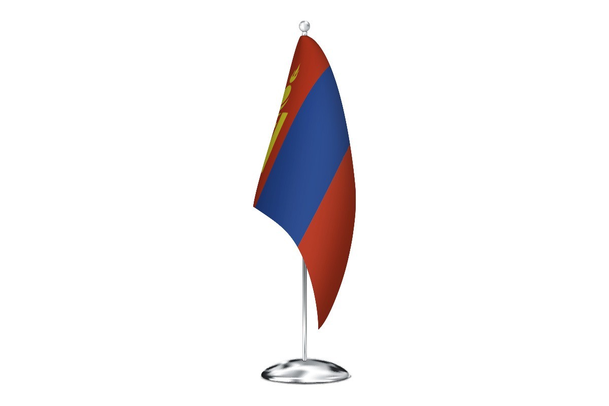 Bandera de despacho de Mongolia de alta calidad