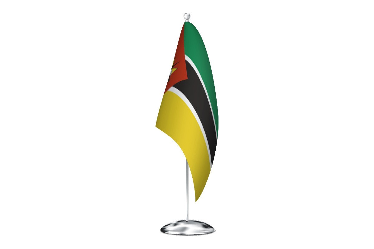 Bandera de despacho de Mozambique alta calidad