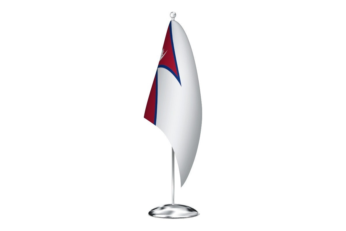 Bandera de despacho de Nepal de alta calidad