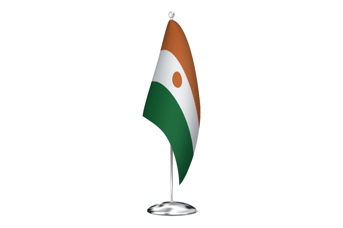 Bandera de despacho de Niger de alta calidad