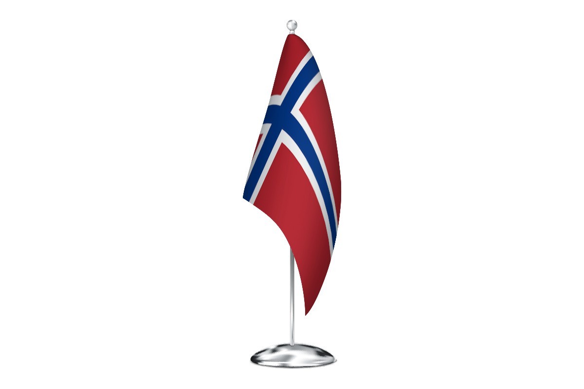 Bandera de despacho de Noruega de alta calidad