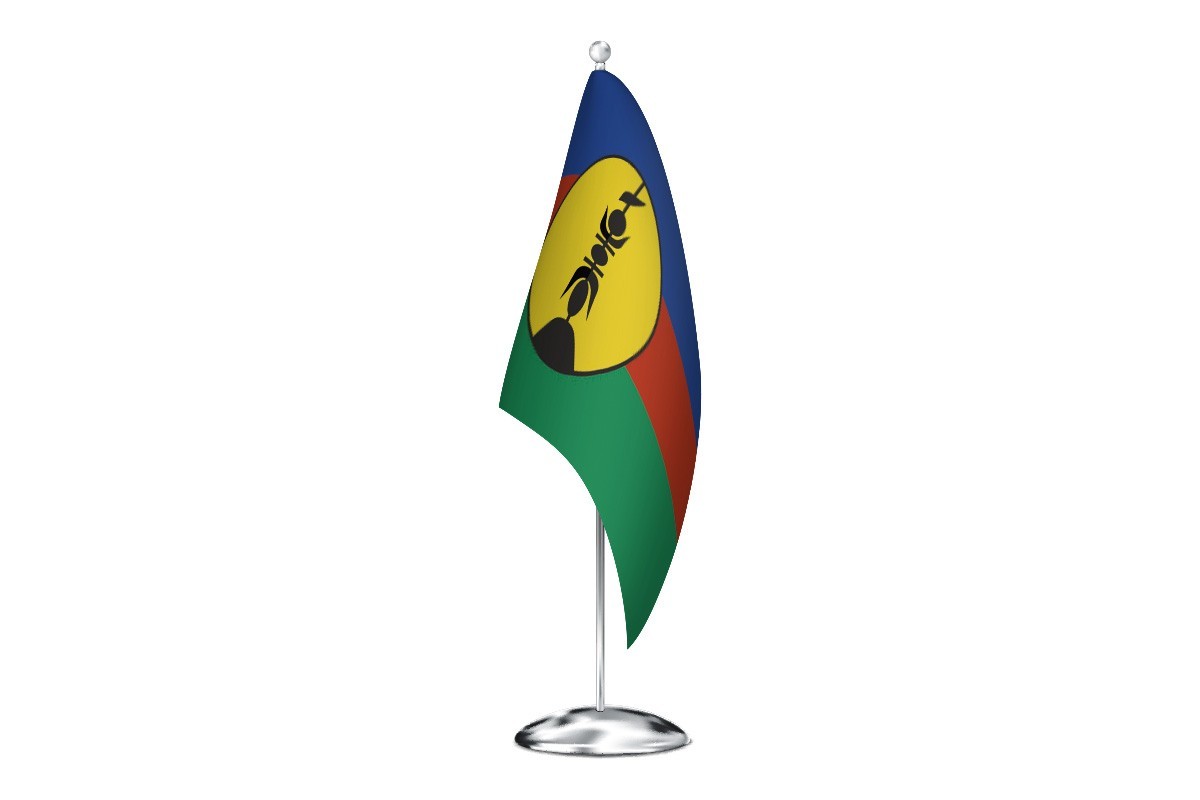 Bandera de despacho de Nueva Caledonia de alta calidad