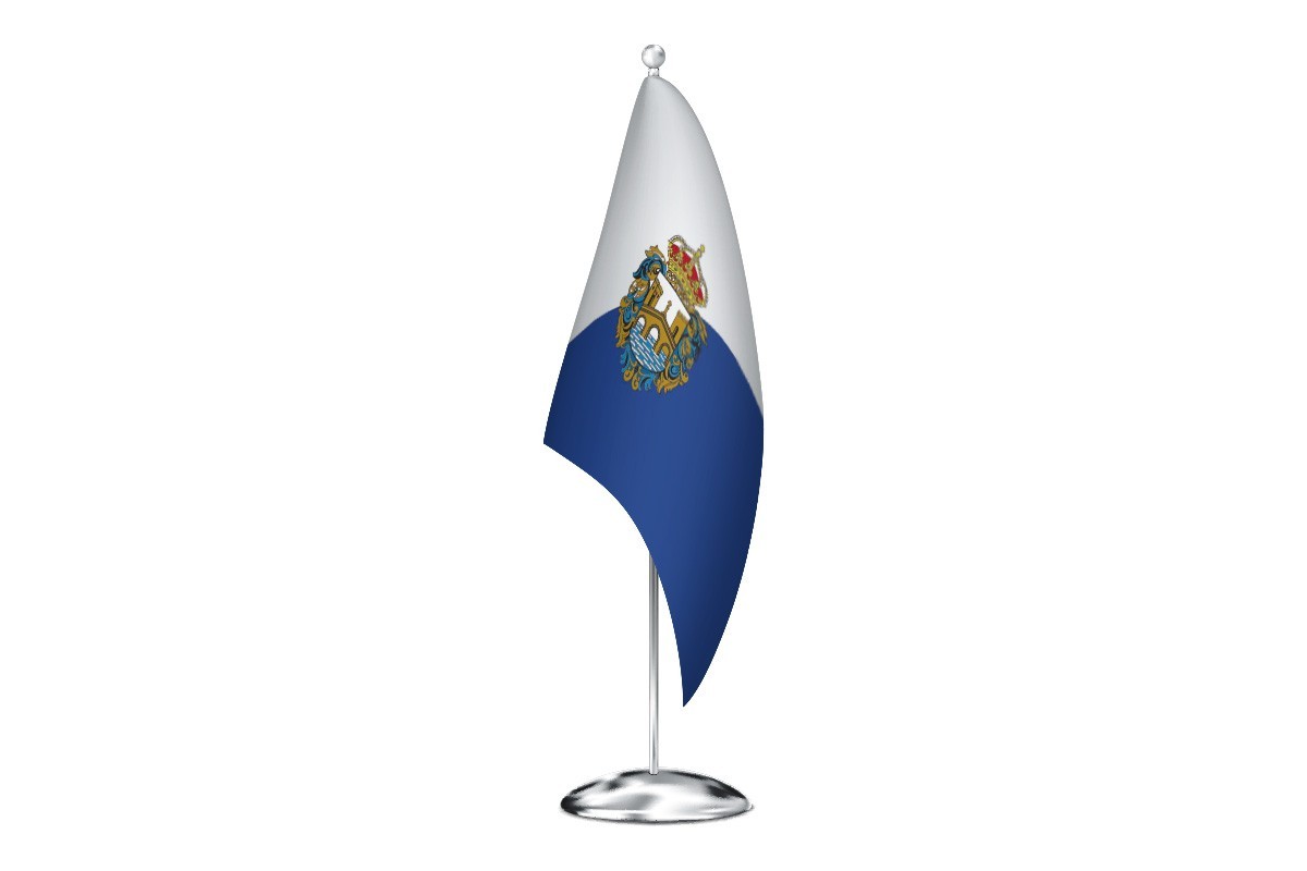 Bandera de despacho de Pontevedra provincia de alta calidad