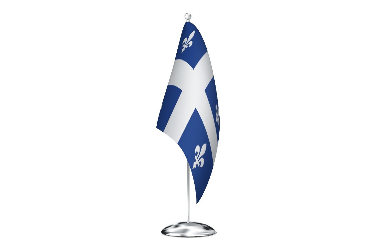 Bandera de despacho de Quebec de alta calidad