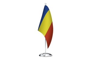 Bandera de despacho de Rumania de alta calidad 123
