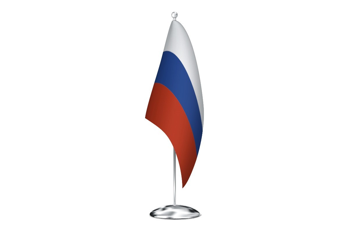 Bandera de despacho de Rusia sin escudo de alta calidad