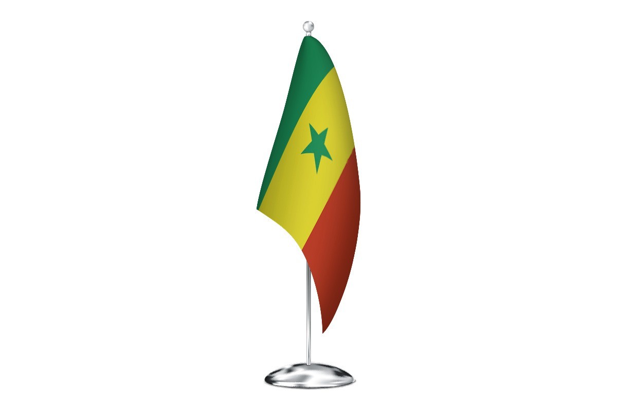 Bandera de despacho de Senegal de alta calidad