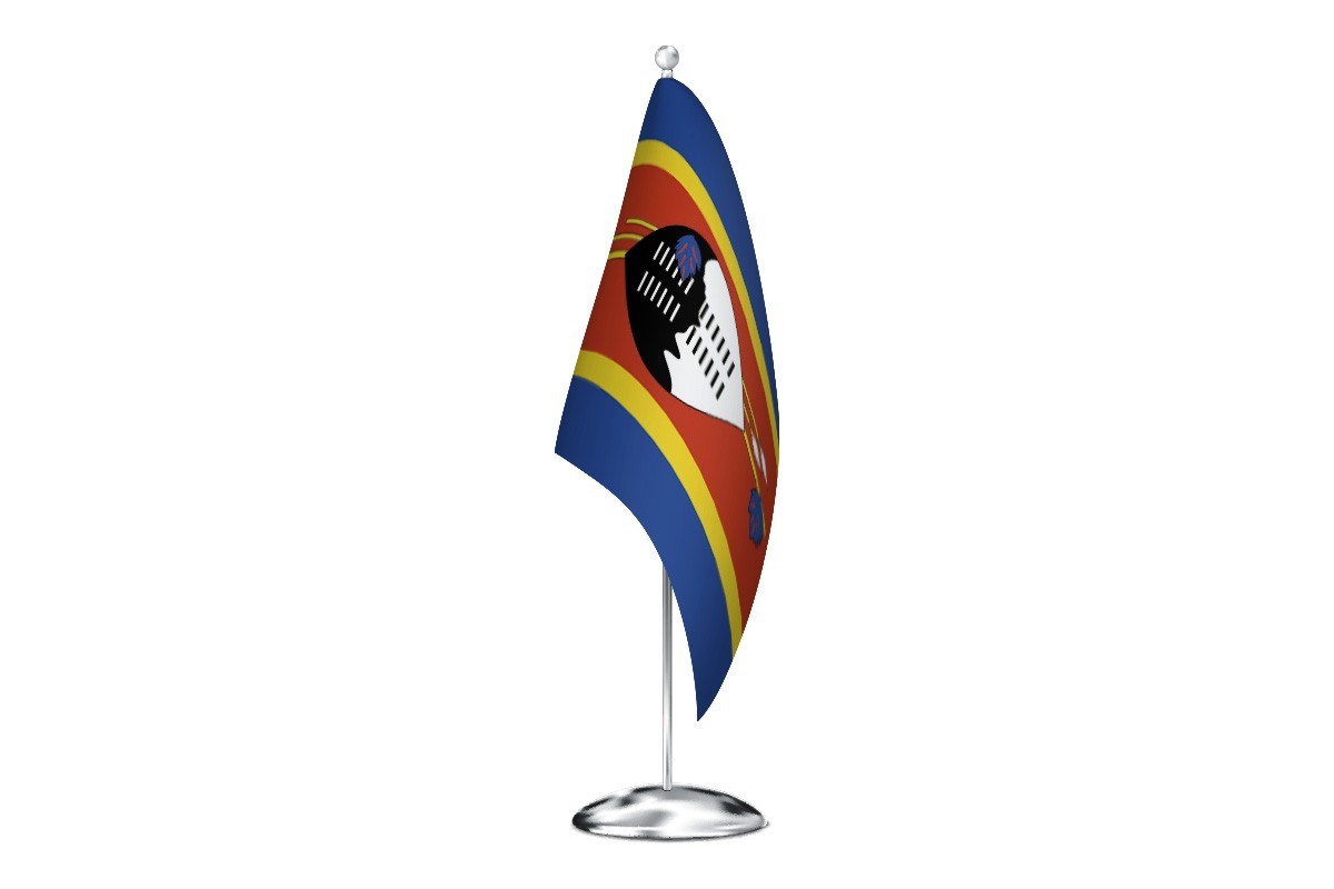 Bandera de despacho de Suazilandia de alta calidad
