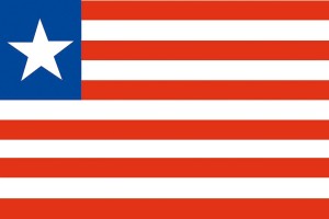 Bandera de Liberia de alta calidad para exterior 123